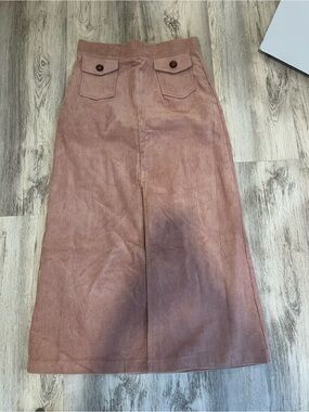 Corduroy Maxi Skirt